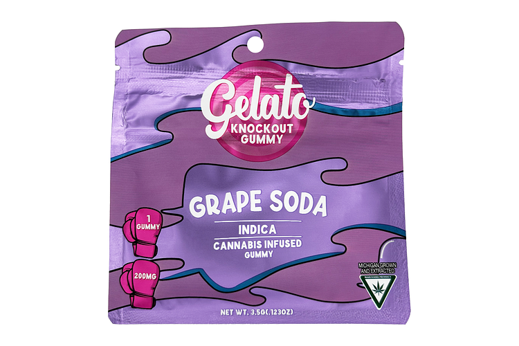 Knockout Grape Soda Gummy | 200mg by Gelato