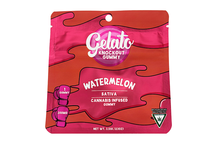 Knockout Watermelon Gummy | 200mg by Gelato