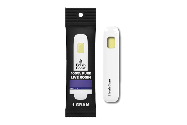 Garlic Cocktail Live Rosin Disposable Vape | 1g by Fresh Coast Extracts
