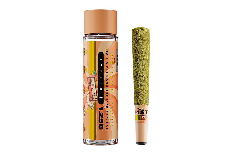 Peach Zlurpee Infused Pre-Roll | 1.25g by Mitten Extracts