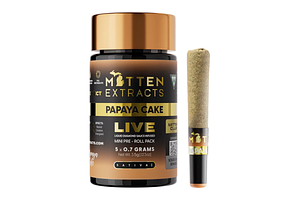 Papaya Cake Infused Pre-Roll Pack | 5x0.7g | 3.5g by Mitten Extracts