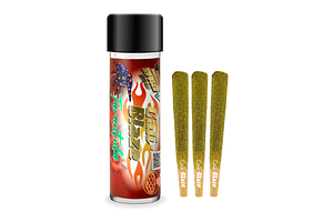 Cherry Pie Tarantula Infused Pre-Roll Pack | 3x1g | 3g by Cali-Blaze