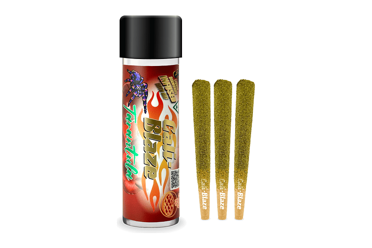 Cherry Pie Tarantula Infused Pre-Roll Pack | 3x1g | 3g by Cali-Blaze