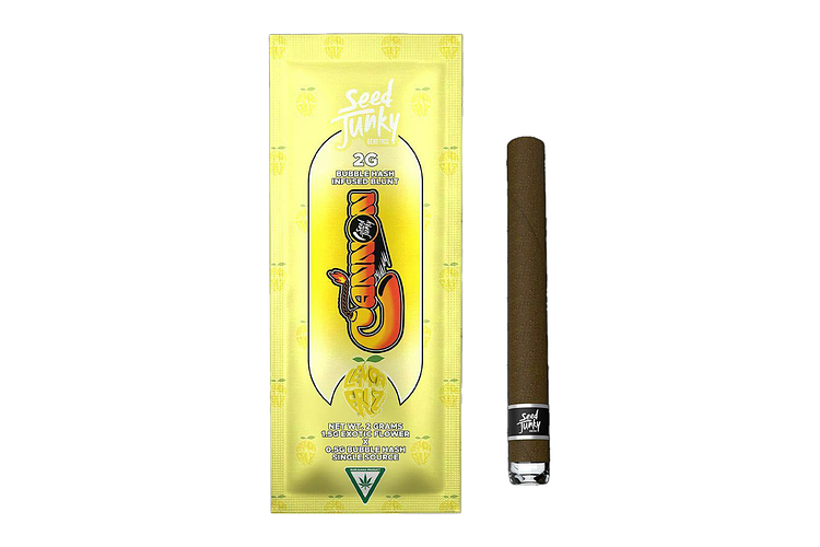 Lemon Fruz Bubble Hash Infused Cannon | 2g by Seed Junky