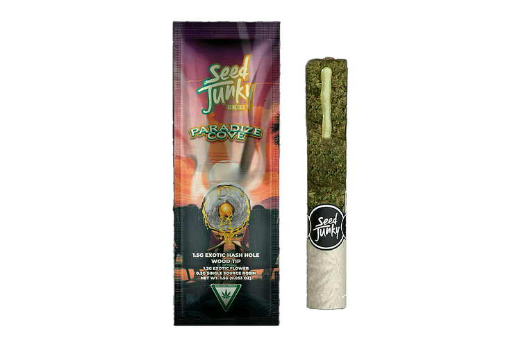 Paradise Cove Hash Hole Infused Pre-Roll | 1.5g by Seed Junky