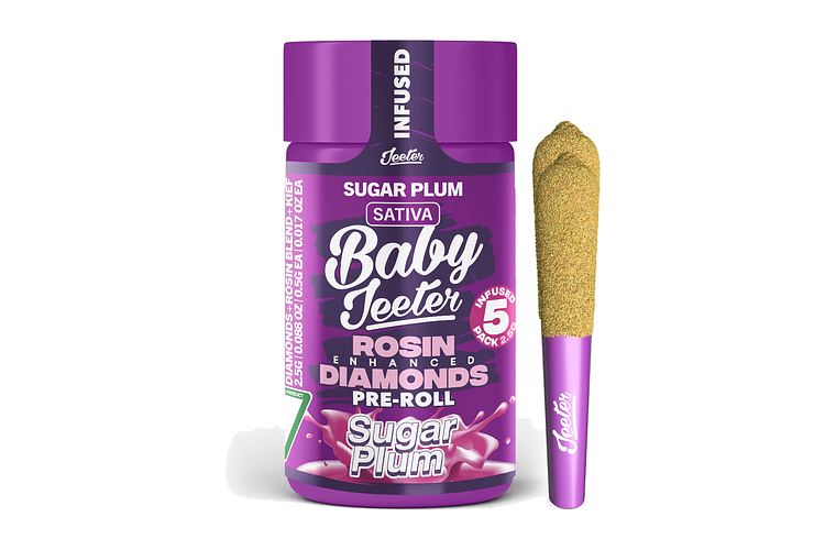 Sugar Plum Infused Pre-Roll Pack | 5x0.5g | 2.5g by Jeeter