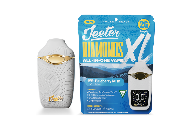 Blueberry Kush Liquid Diamond All-In-One Vape XL | 2g by Jeeter