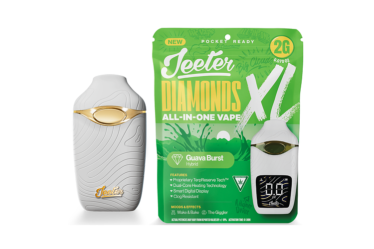 Guava Burst Liquid Diamond All-In-One Vape XL | 2g by Jeeter