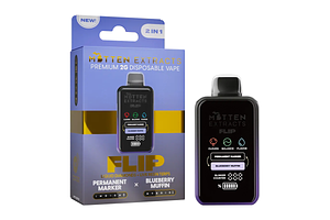 Permanent Marker/Blueberry Muffin Flip 2-in-1  Disposable Vape | 2g by Mitten Extracts
