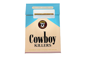 Fuji Runtz Cowboy Killers Bubble Hash Infused Pre-Roll Pack | 3x1g | 3g by Gus's Real Exotics