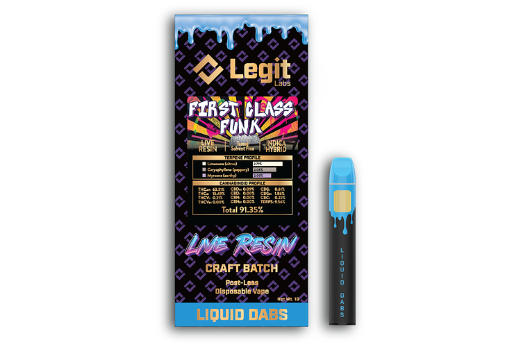 Jet Fuel Live Resin Disposable Vape | 1g by Legit Labs