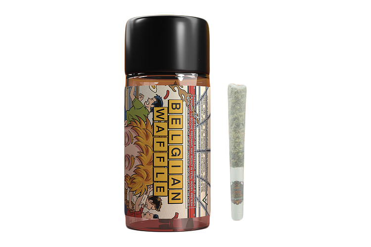 Belgian Waffles Pre-Roll Pack | 5x0.5g | 2.5g by Michigander Fire