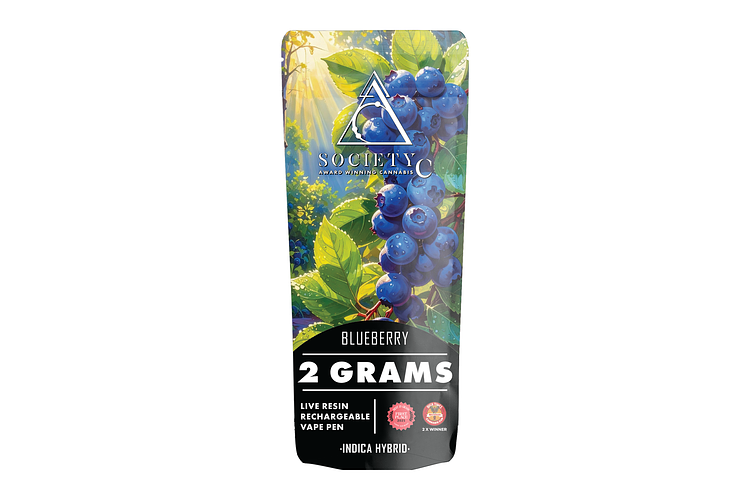 Blueberry Live Resin Disposable Vape | 2g by Society C