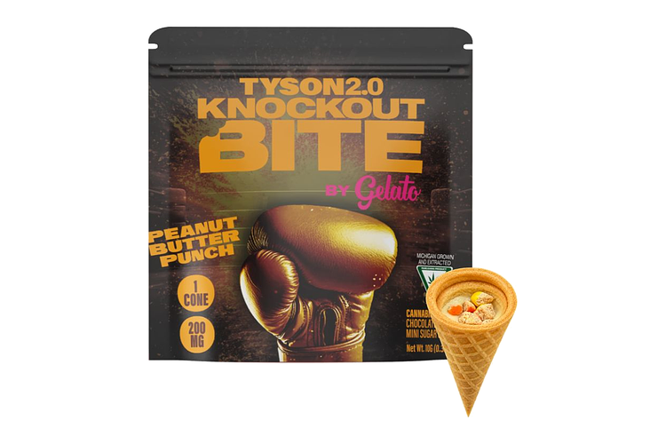 Peanut Butter Punch Knockout Bites | 200mg by Gelato