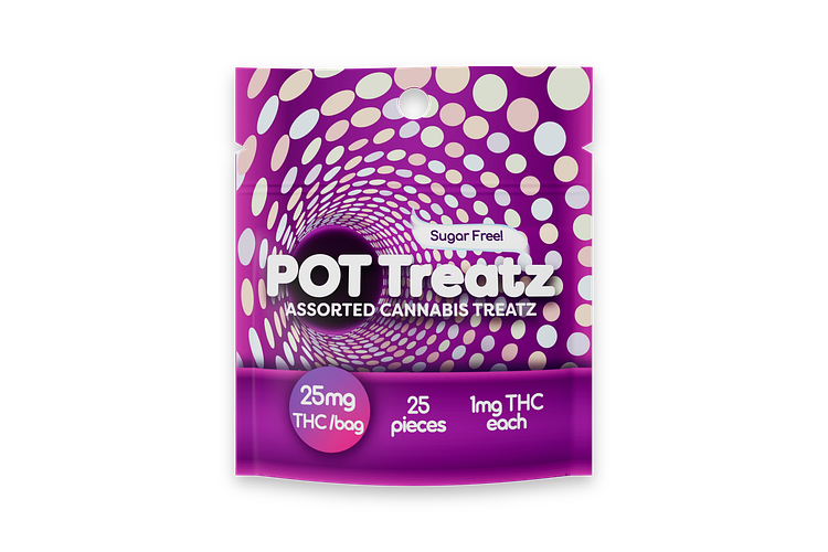 POT Treatz Assorted Cannabis Treatz | 25x1mg | 25mg by Monster Xtracts
