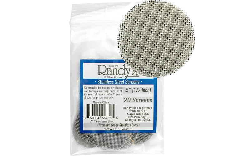 Randy's | Pipe Screens 0.5" 20 Pack by Randy's