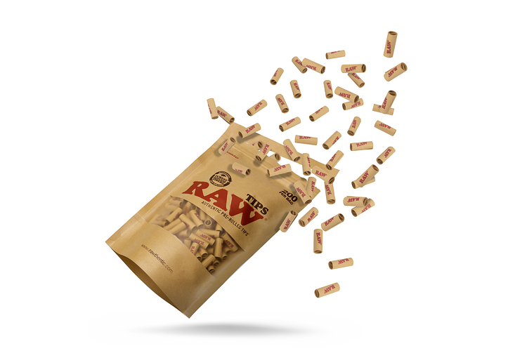Raw | Tips Pre-Rolled Tips | 200 Ct by Raw