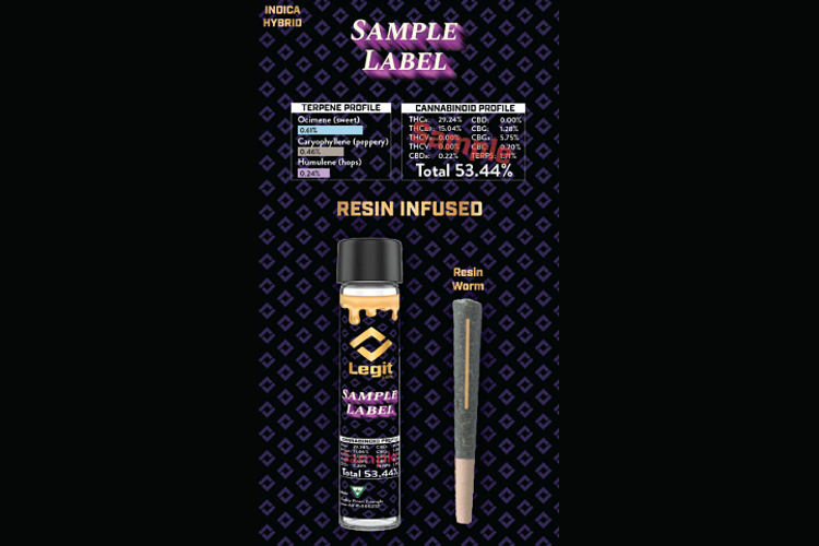 Galaxy Runtz x Runtz Cured Resin Infused Pre-Roll | 1.25g by Legit Labs