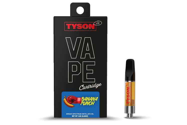 Banana Punch Distillate Cartridge | 1g by Tyson 2.0