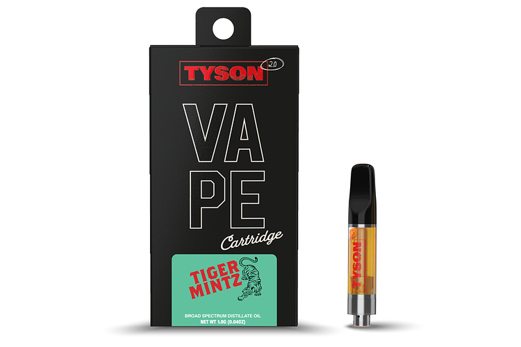 Tiger Mintz Distillate Cartridge | 1g by Tyson 2.0