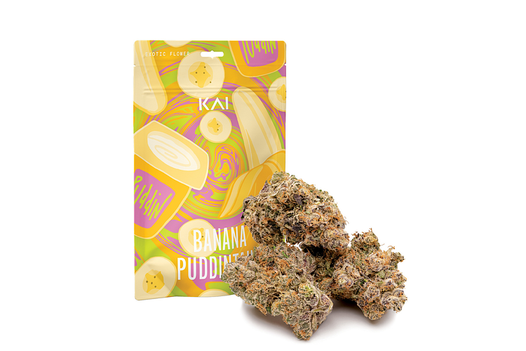 Banana Puddintaine Prepackaged Flower | 3.5g by Kai Cannabis