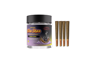 King Cake Infused Pre-Roll Pack | 4x0.5g | 2g by Glorious Cannabis Co.