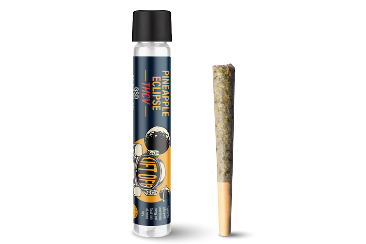 Pineapple Eclipse THCv Infused Pre-Roll | 1g by Lift Off