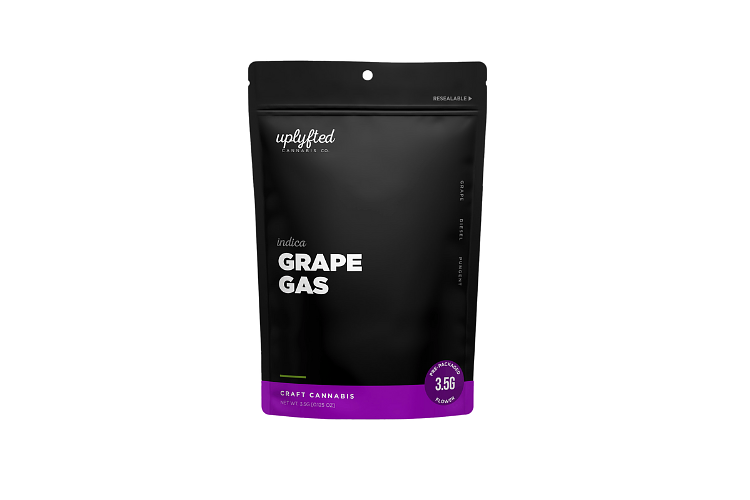 Grape Gas Prepackaged Flower | 3.5g by Uplyfted Cannabis Co.