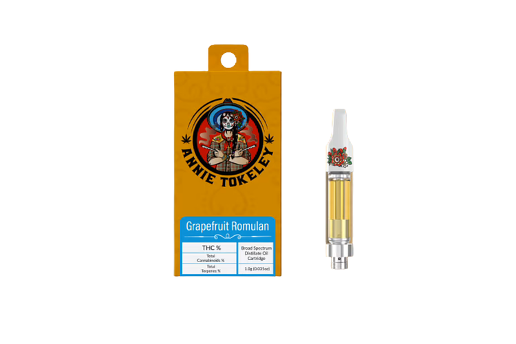 Annie Tokeley | Grapefruit Romulan Vape Cartridge | 1g by Annie Tokeley