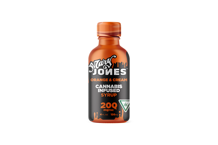 Orange & Cream Infused Syrup | 200mg by Mary Jones