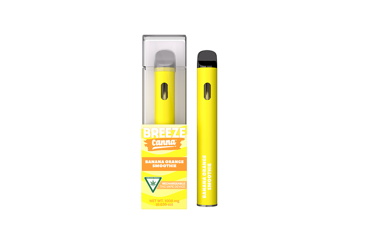 Banana Orange Smoothie Disposable Vape | 1g by Breeze