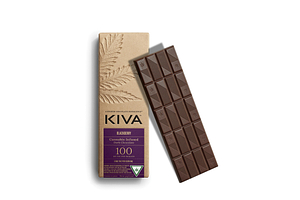Kiva | Blackberry Chocolate Bar | 20x5mg | 100mg by Kiva