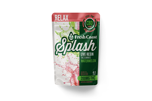 Splash | Watermelon Live Resin Gummies | 4:1 THC:CBD | 200mg by Splash
