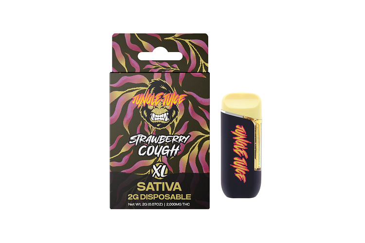 Jungle Juice | Strawberry Cough Disposable Vape | 2g by Jungle Juice