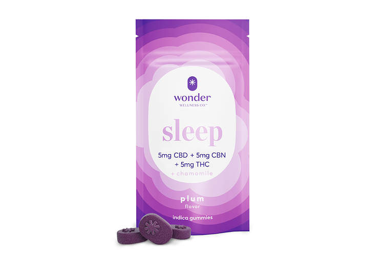 Plum & Chamomile Sleep Gummies by Wonder