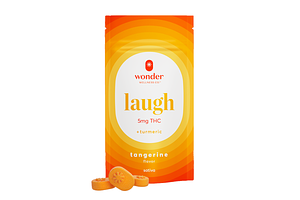 Wonder | Tangerine & Turmeric Laugh Gummies | 40x5mg | 200mg by Wonder