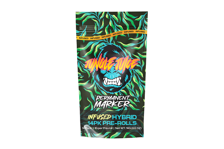 Jungle Juice | Permanent Marker Infused Pre-Roll Pack | 14x1g | 14g by Jungle Juice