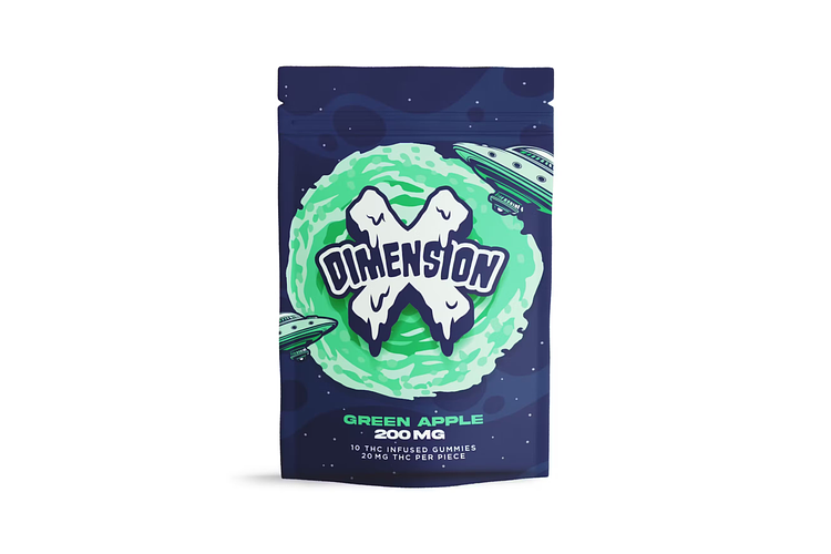Green Apple Gummies | 10x20mg | 200mg by Dimension
