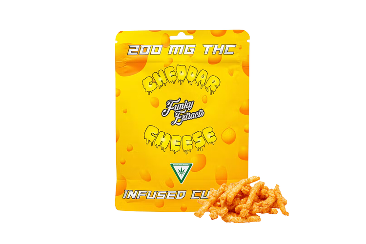 Cheddar Cheese Curlz | 20x10mg | 200mg by Funky Extracts
