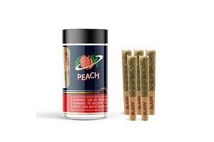 Peach Infused Pre-Roll Pack 5x0.5g by Lift Off