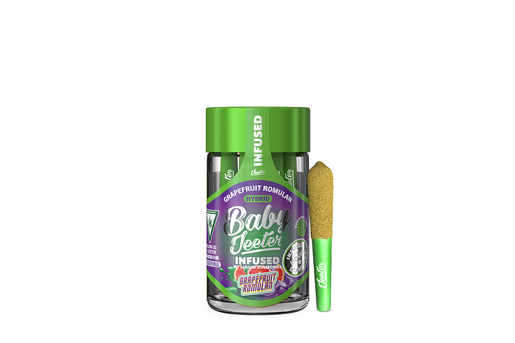 Grapefruit Romulan Infused Pre-Roll Pack | 5x0.5g | 2.5g by Jeeter