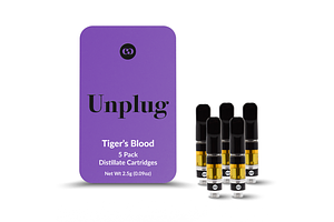 Tiger's Blood Distillate Cartridge Pack | 5x0.5g | 2.5g by Common Citizen