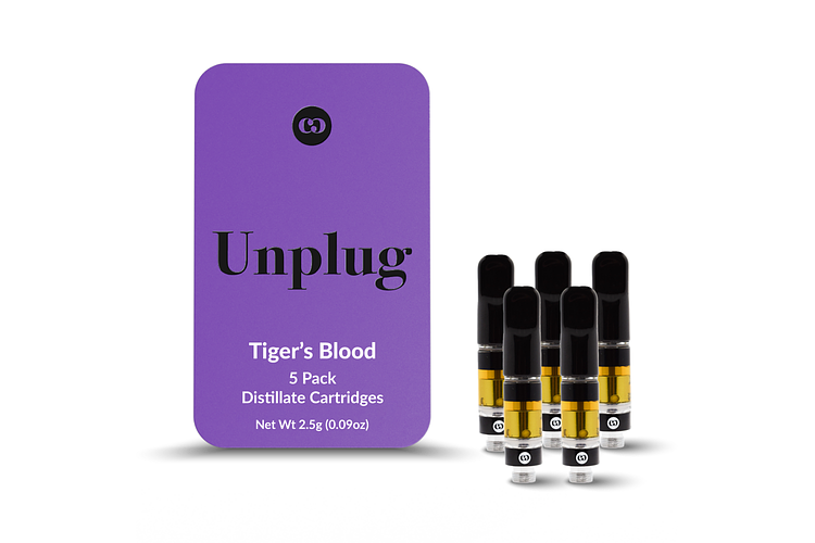 Tiger's Blood Distillate Cartridge Pack | 5x0.5g | 2.5g by Common Citizen