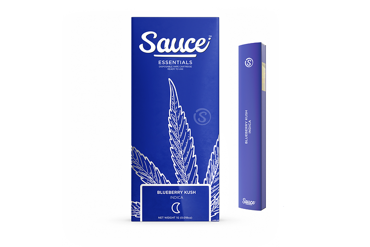 Blueberry Kush Disposable Vape | 1g by Sauce