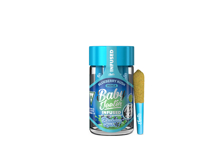 Blueberry Kush Infused Pre-Roll Pack | 5x0.5g | 2.5g by Jeeter