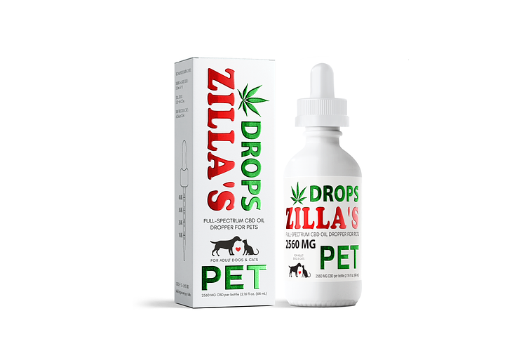 Zilla's | Pet CBD Drops (Dog Or Cat) by Zilla's