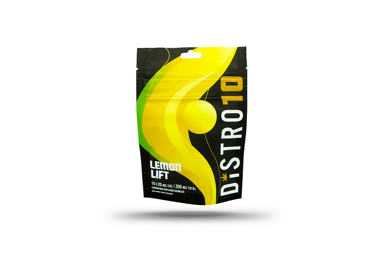 Lemon Lift Gummies | 10x20mg | 200mg by Distro 10