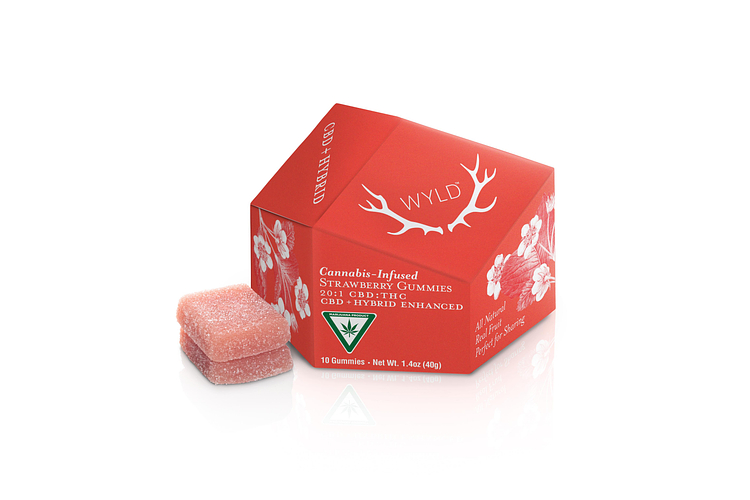 Strawberry Gummies | 20:1 CBD:THC | 10mg by Wyld