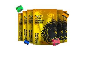 MKX | Blazin Blue Razberry Gummies | 10x20mg | 200mg by Mkx