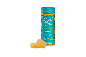 Pineapple Solventless Hash Rosin Gummies | 10x20mg | 200mg by Good Tide